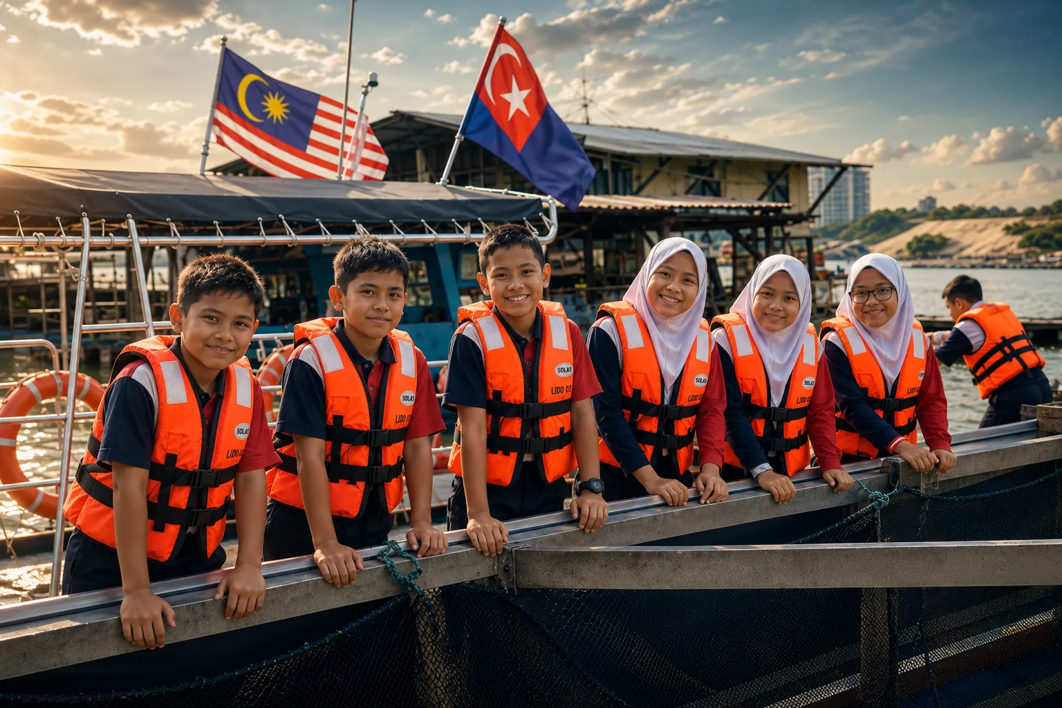 Edu Tour school group on Lido Cruise