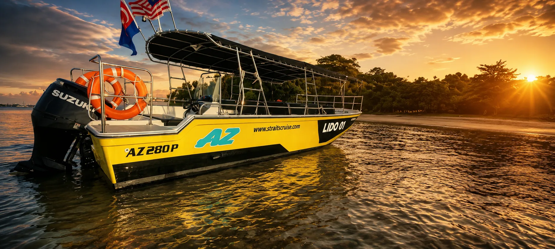Lido Cruise boat on Tebrau Strait